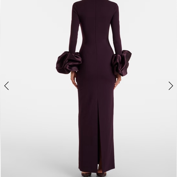 Solace London Viviana Satin Trimmed Gown - Picture 2 of 3